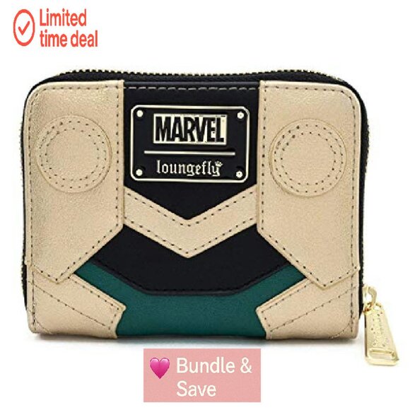 Faux Leather Zip Around Wallet with Card Slots and ID Window - Picture 3 of 5